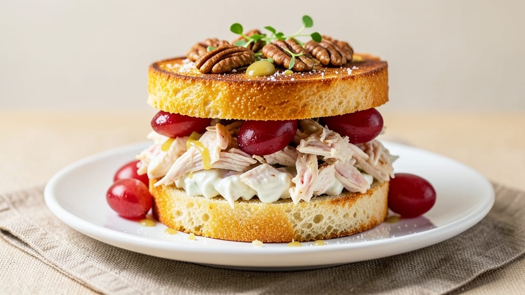 Chicken Salad Sandwich Recipe with Grapes and Pecans: Sweet-Tart Crunch Meets Creamy Herb Bliss
