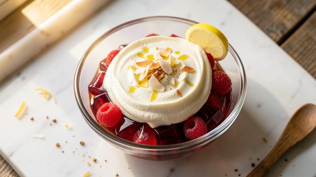 Vegan Jello Salad Recipe: Layered Fruit and Creamy Coconut Bliss