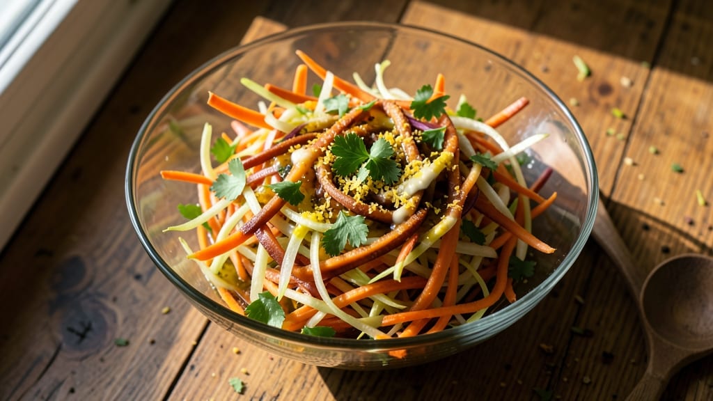 Carrot and Fennel Salad Recipe: Bright, Earthy Crunch With Citrus-Kissed Dressing